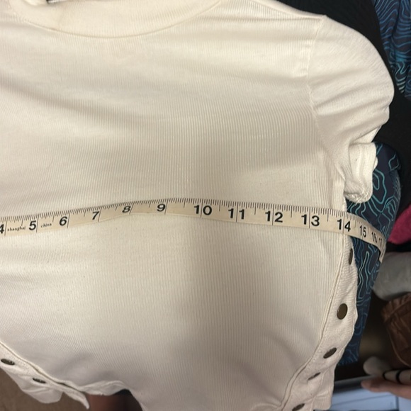 We the Free Mock Neck Short Sleeved Shirt - Picture 9 of 9